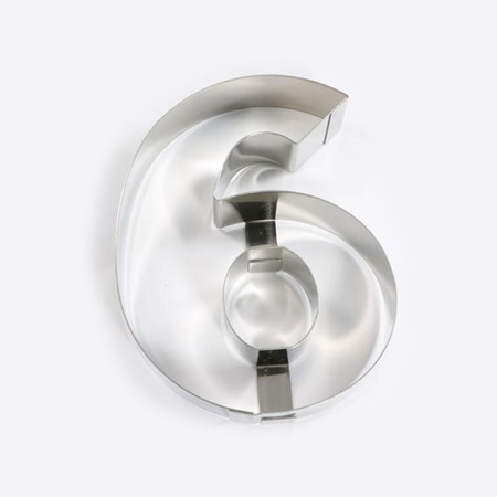 Cofetarie - Ustensile - Rama Inox Cifra 6, 20.3x15.9xH4 cm