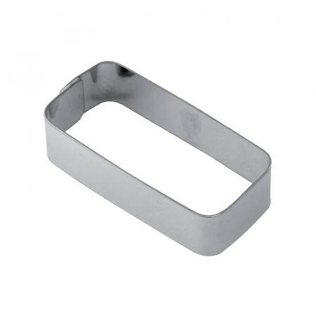 Cofetarie - Ustensile - Rama Inox Dreptunghiulara Colturi Rotunjite 3.65x7.8xH2cm