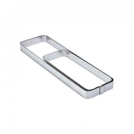 Cofetarie - Ustensile - Rama Inox Dreptunghiulara Colturi Rotunjite 6x18xH2cm