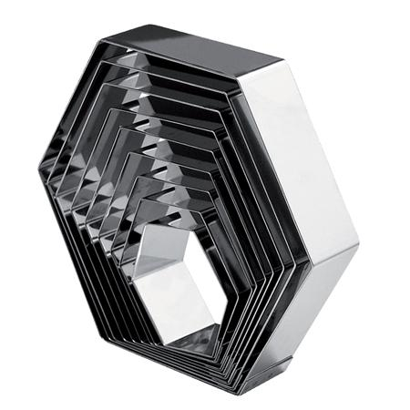 Cofetarie - Ustensile - Rama Inox Hexagon 14x16xH5 cm