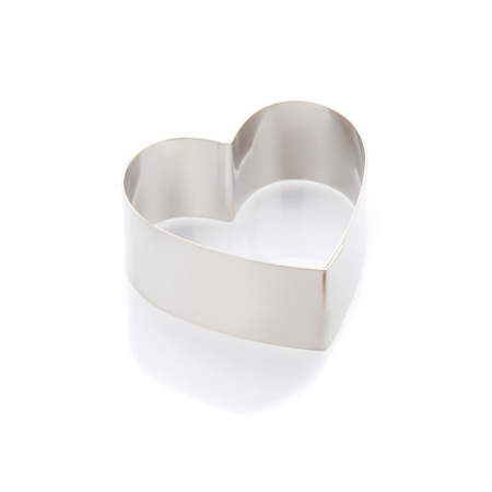 Cofetarie - Ustensile - Rama Inox Inima 14 x 13 x H 5 cm