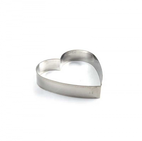 Cofetarie - Ustensile - Rama Inox Inima, 22 x H 4 cm
