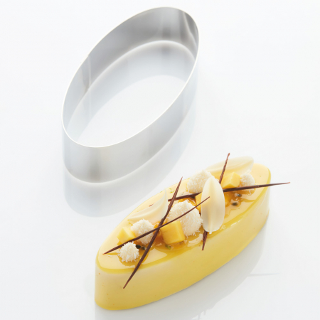 Cofetarie - Ustensile - Rama Inox Ovala 27 x 12 x H 4 cm