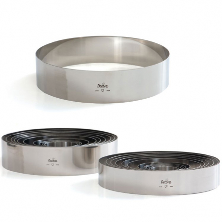 Rame Inox - Rama inox rotunda Ø 5 x H 4.5 cm