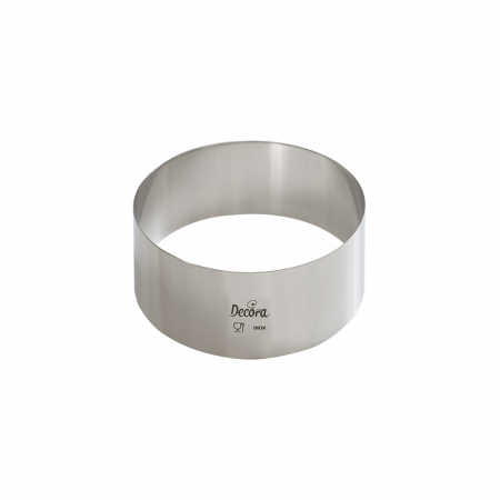 Cofetarie - Ustensile - Rama inox rotunda Ø 8 x H 4.5 cm
