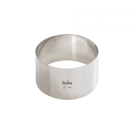 Cofetarie - Ustensile - Rama Inel inox, rotund, Ø 8 x H 6 cm