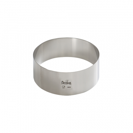 Cofetarie - Ustensile - Rama inox rotunda Ø 9 x H 4.5 cm
