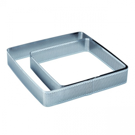 Rame Microforate Tarte - Rama Microforata Tarte Patrate Colturi Rotunjite, 19x19xh3.5 cm