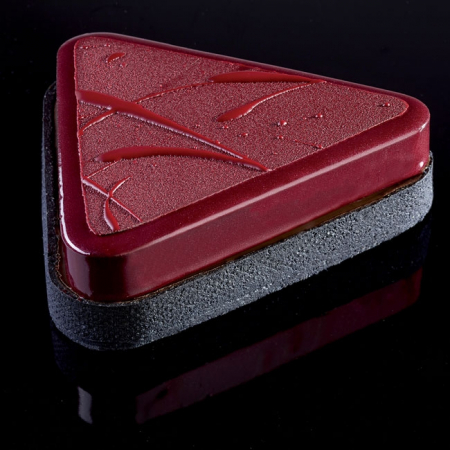 Cofetarie - Ustensile - Rama Microforata Tarte Triunghiulare, 17.5x16xH3.5 cm