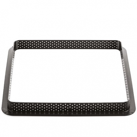 Cofetarie - Ustensile - Rama Termoplastic Microforata 20 x 20  x h 2 cm, Patrata