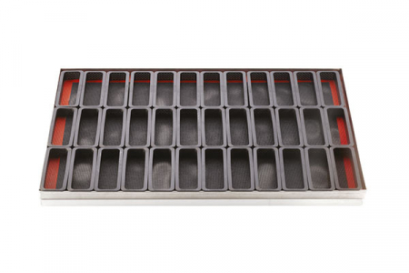 Rame Termoplastic Microforate 12 x 3.5 x h 2 cm, Dreptunghiulare, Set 6 buc [5]