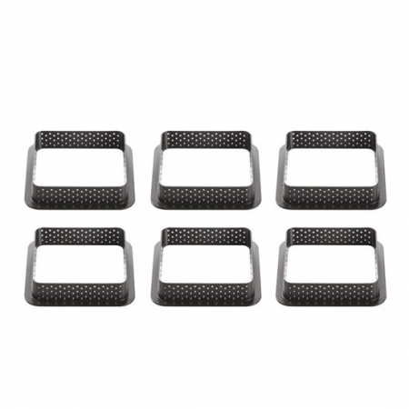 Rame Termoplastic Microforate 8 x 8 x h 2 cm, Patrate, Set 6 buc [2]