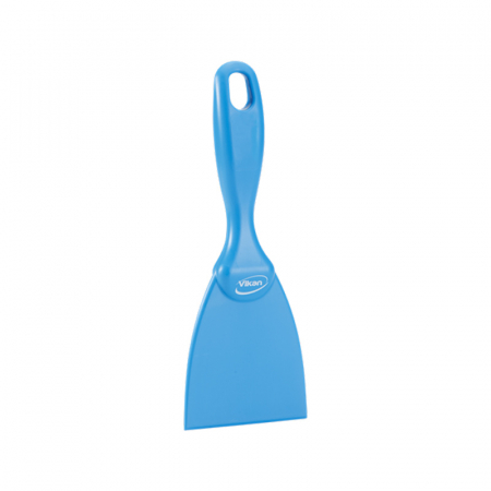 Brutarie, Patiserie - Ustensile - Rascheta cu Maner Material Plastic Rigid Albastru, 7.5 x H 21 cm