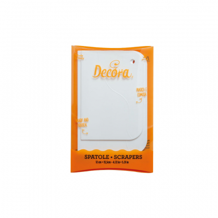 Cutite, Raschete, Raclete, Stante - Raschete Material Plastic Alb, 12x8.3 si 13.5x9.2 cm Model Drept, Set 2 buc