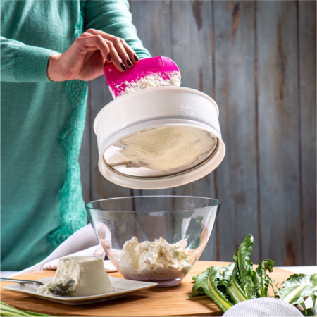 Brutarie, Patiserie - Ustensile - Retea Inox ganulatie Medie pentru Sita Interschimbabila, Ø 18 cm