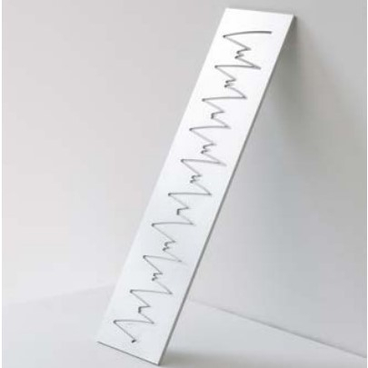 Ustensile Diverse Ciocolaterie - Sablon Inox Decor Tort / Monoportii - Model Puls , 30xH8.4