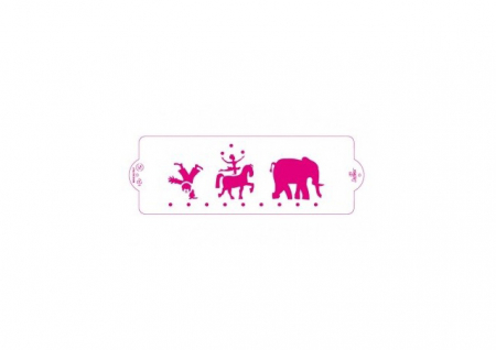 Sabloane Decor - Sablon Plastic Lateral Decor Circ, 30 x 10 cm
