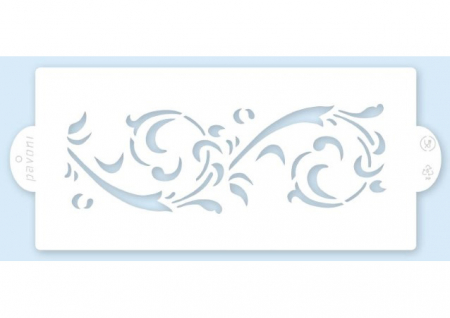 Sabloane Decor - Sablon Plastic Lateral Decor Clasic, 26 x 12.5 cm