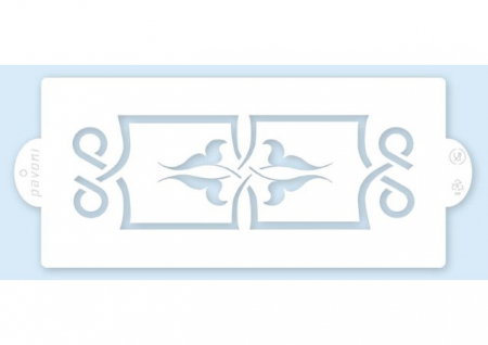 Sabloane Decor - Sablon Plastic Lateral Decor Clasic, 26 x 12.5 cm
