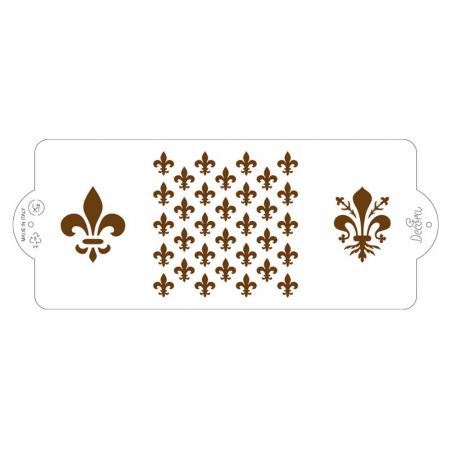Sabloane Decor - Sablon Plastic Lateral Decor Crin Florentin, 25 x 10 cm