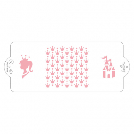 Sablon Plastic Lateral Decor Printesa, 25 x 10 cm [3]