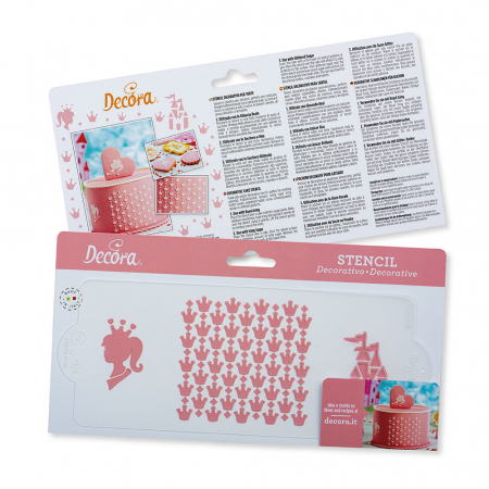 Sablon Plastic Lateral Decor Printesa, 25 x 10 cm [2]