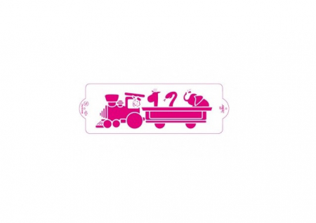 Sabloane Decor - Sablon Plastic Lateral Decor Trenulet, 30 x 10 cm