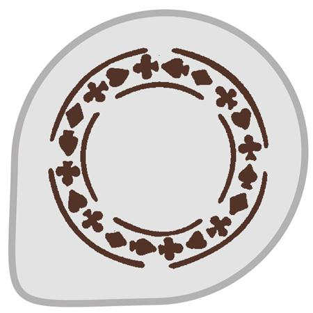 Sabloane Decor - Sablon Plastic Rotund Decor Ø 26 cm