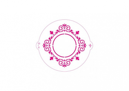 Sabloane Decor - Sablon Plastic Rotund Decor Clasic Ø 25 cm
