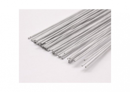 Ustensile Decorare Tort - Sarma Alba Tulpini, Calibru 24, Ø 0.7 mm x H 40 cm, Set 50 Buc