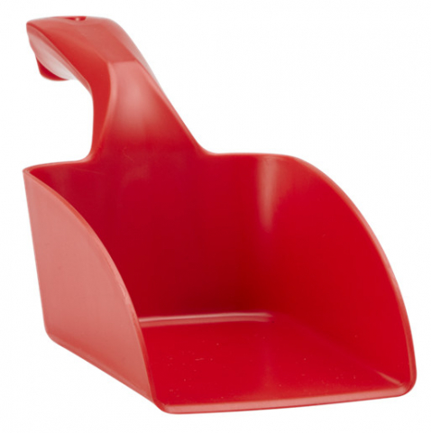 Brutarie, Patiserie - Ustensile - Scafa cu Baza Dreapta 1 Litru, Material Plastic Rosu, L 34 cm