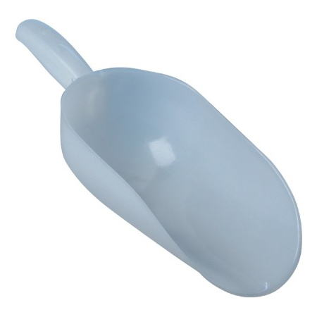 Cani, Dispensere, Boluri, Scafe - Scafa cu Baza Rotunjita 2 kg, Material Plastic Alb