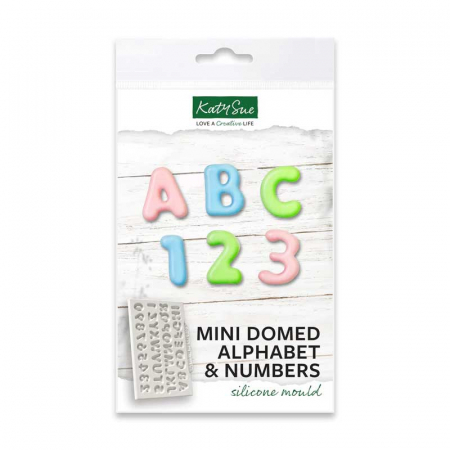 Set 2 Mulaje Silicon Alfabet si Cifre Mignon, Stil Bombat, 1.2 x 1.5 cm [2]