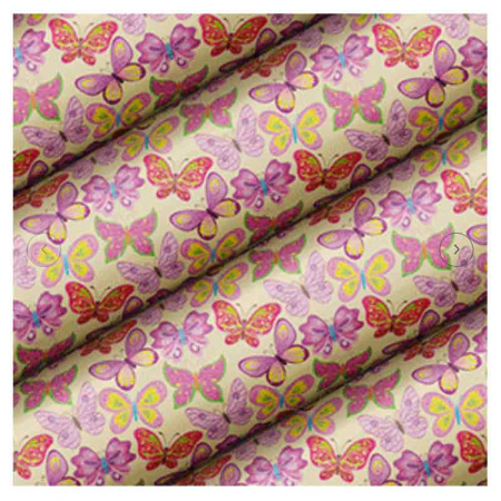 Decoratiuni Comestibile, Decor Tort - Set 24 Folii Transfer Ciocolata 2 Modele Fluturi 30 x 40 cm