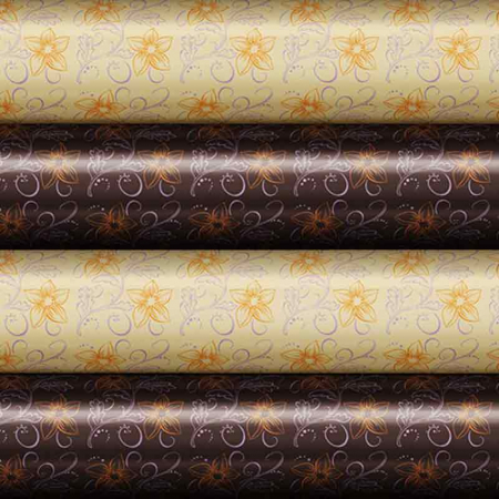 Decoratiuni Comestibile, Decor Tort - Set 24 Folii Transfer Ciocolata 4 Modele Flori si Fluturi 30 x 40 cm