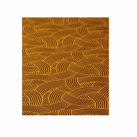 Decoratiuni Comestibile, Decor Tort - Set 30 Folii Transfer Decor Ciocolata cu Lapte si Auriu, 34 x 26.5 cm