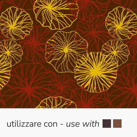 Decoratiuni Comestibile, Decor Tort - Set 30 Folii Transfer Decor Ciocolata Galben si Rosu, 34 x 26.5 cm