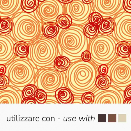 Decoratiuni Comestibile, Decor Tort - Set 30 Folii Transfer Decor Ciocolata Rubiniu si Bronz, 34 x 26.5 cm