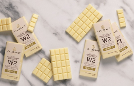 Ciocolata - Mini Tablete Ciocolata Alba Napolitans Nap W2, set 75 buc, Callebaut