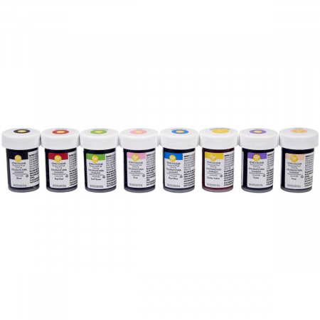 Set 8 Coloranti Alimentari Gel Wilton, 8 buc x 28 g de la Wilton