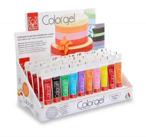 Coloranti Gel - Set Coloranti Alimentari Gel, 40 buc x 20 g, Modecor
