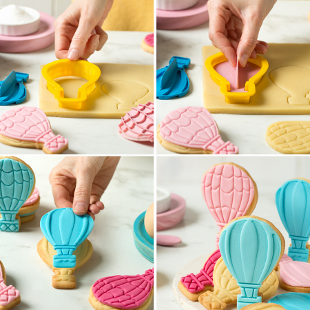 Set Decupator Balon Aer Cald + marcaje silicon 9.5 x 6 x H 2.2 cm [2]