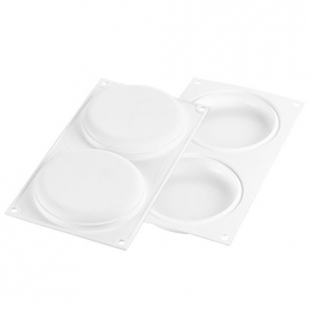 Forme Silicon pentru Torturi si Prajituri - Set Tarte Ø 12 cm, 4 Rame Microforate + 2 Forme Silicon 2 cavitati
