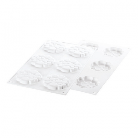 Set Tarte Ø 8 cm Paradis, 6 Rame Microforate + Forma Silicon 6 cavitati [5]