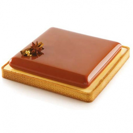 Forme de Silicon Cofetarie - Set Tarte 20 x 20 cm, 1 Rama Microforata + Forma Silicon