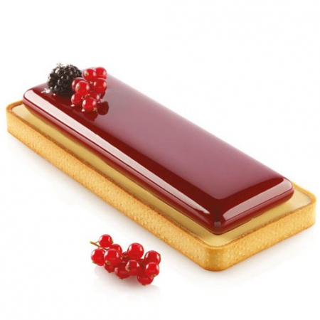 Forme de Silicon Cofetarie - Set Tarte 26.5 x 10.5 cm, 1 Rama Microforata + Forma Silicon