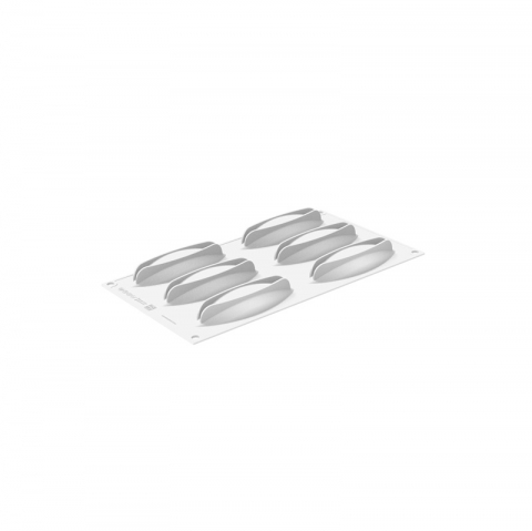 Set Tarte Cabossa 12 x 4 cm, 6 Rame Microforate + Forma Silicon 6 cavitati 39 ml + decupator [5]