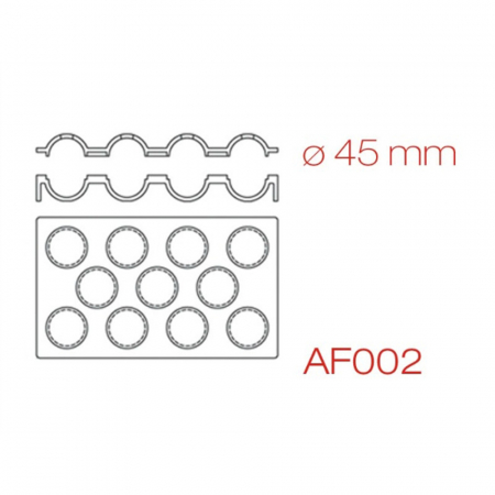 Sfere 3D Ø 4.5 cm - Matrita dubla silicon, 11 cavitati [2]