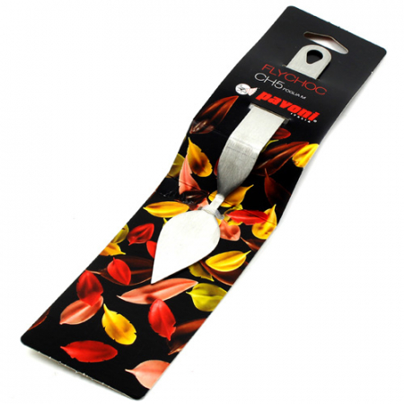Spatula Inox Decor Ciocolata - Frunza model B, 6x3 cm [3]