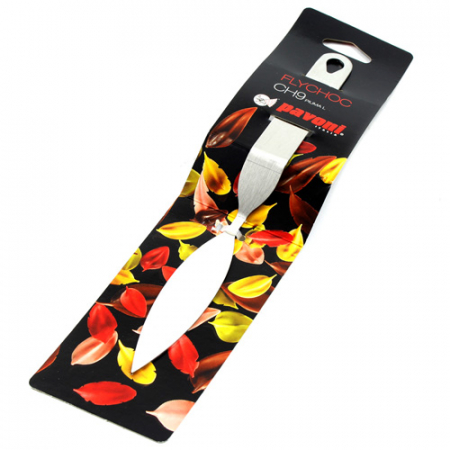 Spatula Inox Decor Ciocolata - Pene / Fulgi, 10x2.4 cm [4]